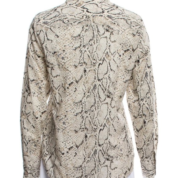 EQUIPMENT BUTTON DOWN SHIRT - SNAKE / PYTHON - Picture 5 of 7